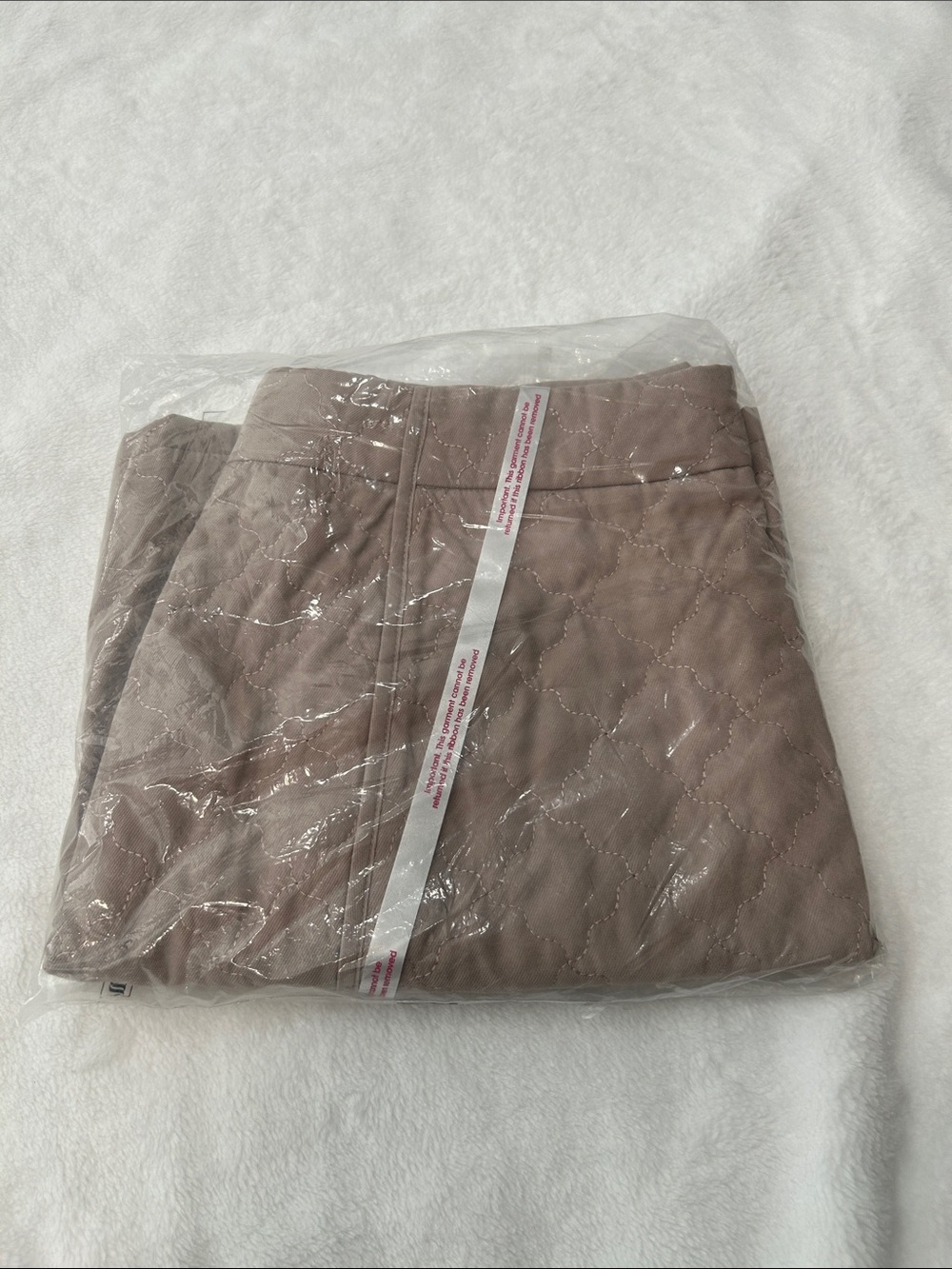 Missguided Quilted Taupe Cargo Pants